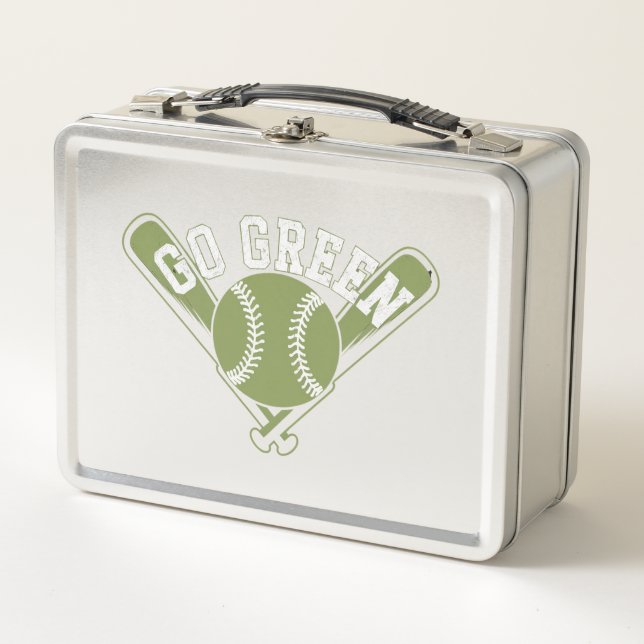 Go Green Baseball Design (Anverso)