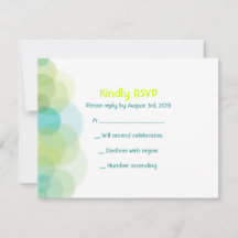 GO GREEN EARTH Bar Bat Mitzvah Invitación Respuest