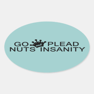 GO NUTS pegatinas de color personalizado