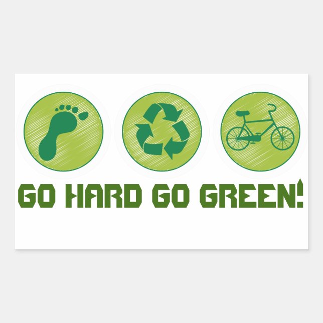 GO pegatina verde (Anverso)