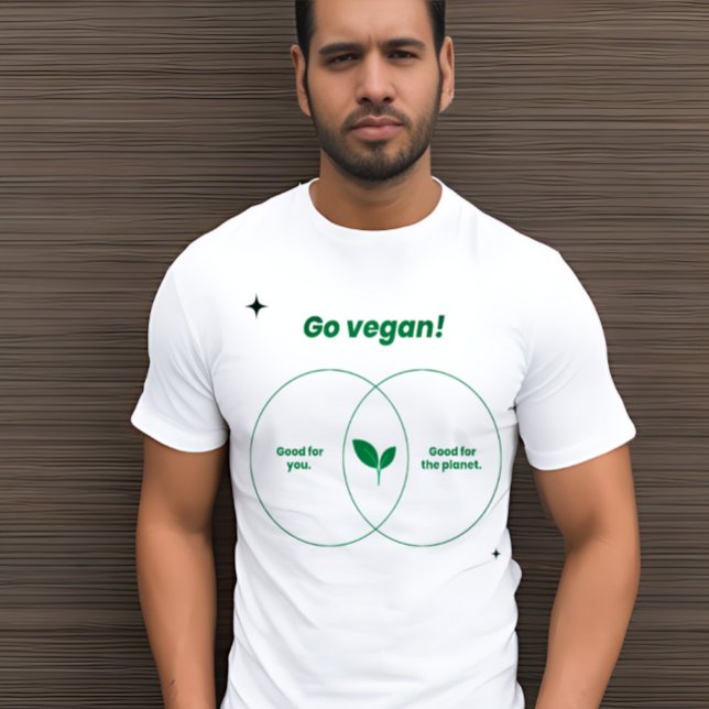 Go Vegan: Haz una declaración con esta camiseta ne (Subido por el creador)
