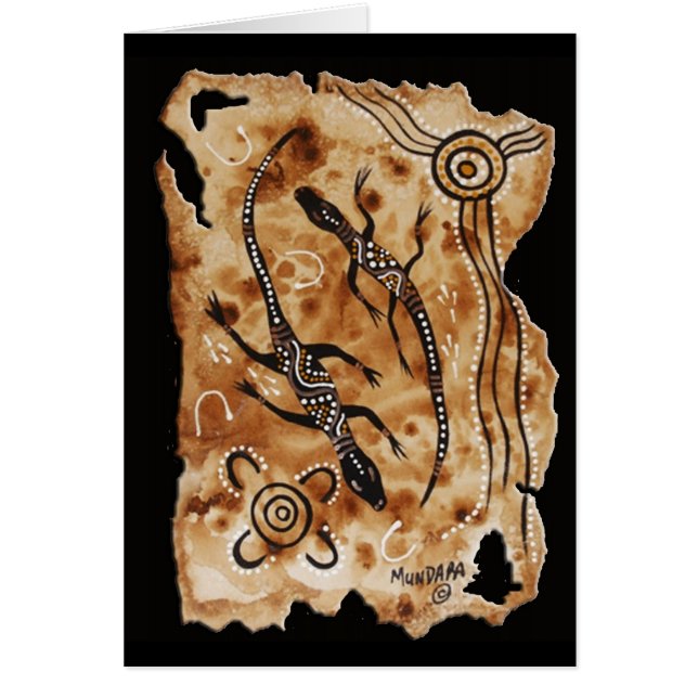 Goannas de papel (Frente)