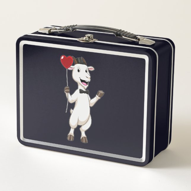 Goat as Groom with Heart Balloon (Anverso)