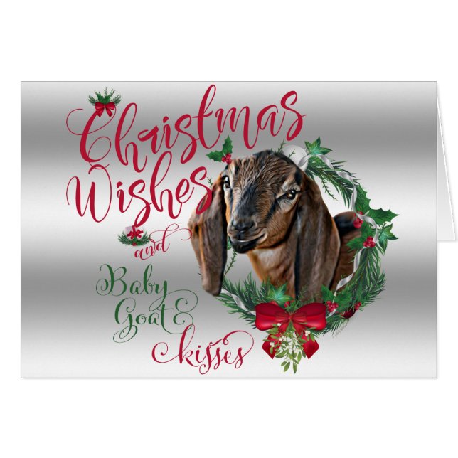 GOAT | Navidades Desean Bebés De Cabra Nubia 2 (Anverso (Horizontal))
