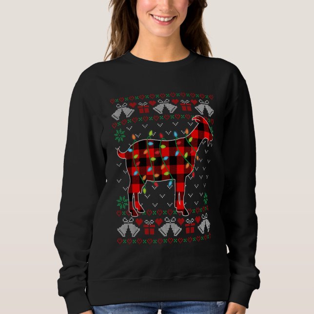 Goat     Xmas Lights Ugly Christmas Sweater (Anverso)