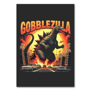 Gobblezilla Spooky Turquía Acción de Gracias Gobbl