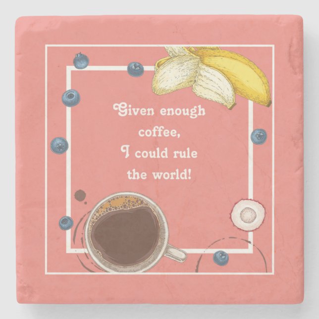 GOBERNAR EL MUNDO... POSAVASOS DE PIEDRA (Anverso)