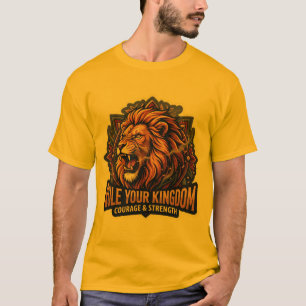 Gobierna Tu Reino León – Camiseta de Coraje y Fuer