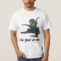 Goblin Chica Ballet Bailando Fantasías Camisetas d