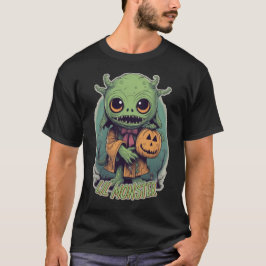 Goblin con camiseta Jack-o-Lantern de estilo vinta