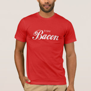 Goce de la camiseta del tocino
