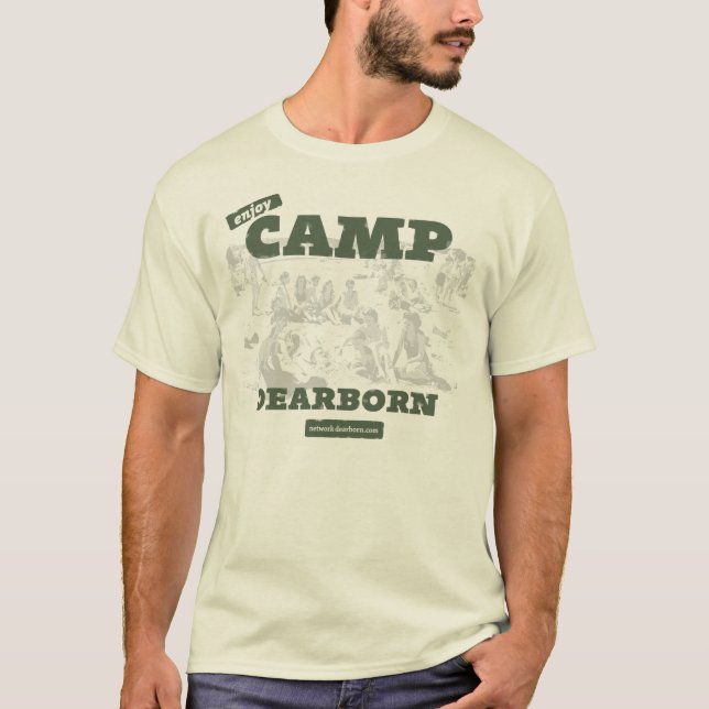 Goce de la camiseta para hombre de Dearborn del (Anverso)