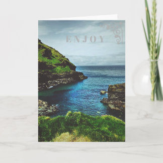 Goce de la tarjeta de felicitaciones