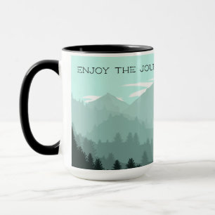 Goce de la taza del viaje