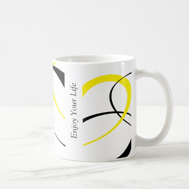 Goce de su taza del diseño de la vida (Derecha)