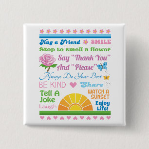 Goce del botón de la vida