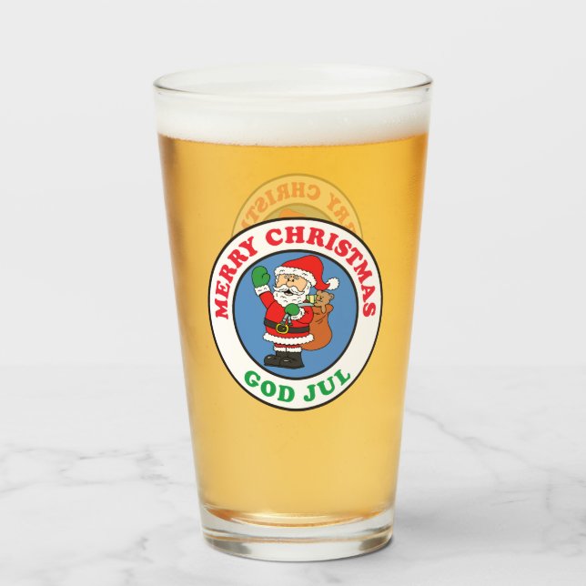 God Jul Navidades suecos Santa (Anverso (lleno))