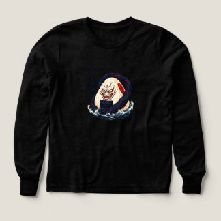 God of Onigiri Oni Samurai Japanese Rice Ball Wave