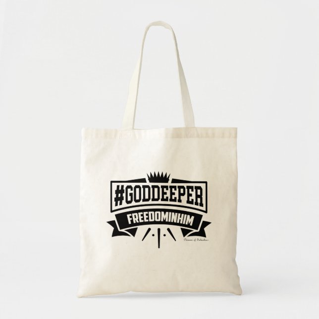 GODDEEPER (TM) - libertad en él la bolsa de asas (Frente)