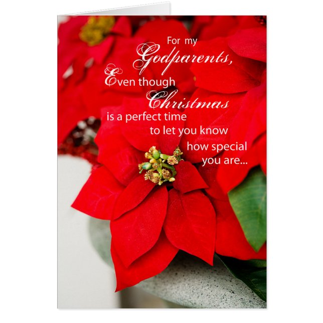 Godfather Poinsettia Seasons Greetings (Frente)