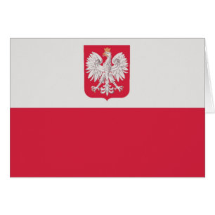 Godłem de Flaga Polski z - bandera de Polonia