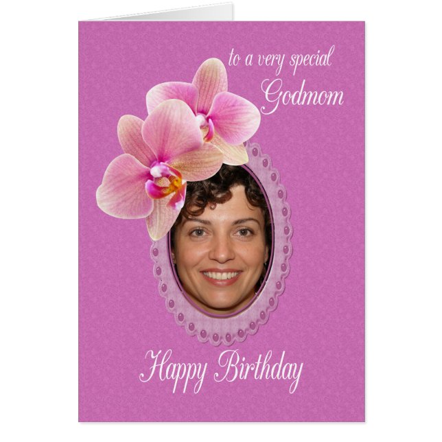 Godmom Special Birthday Wings Orchids (Frente)
