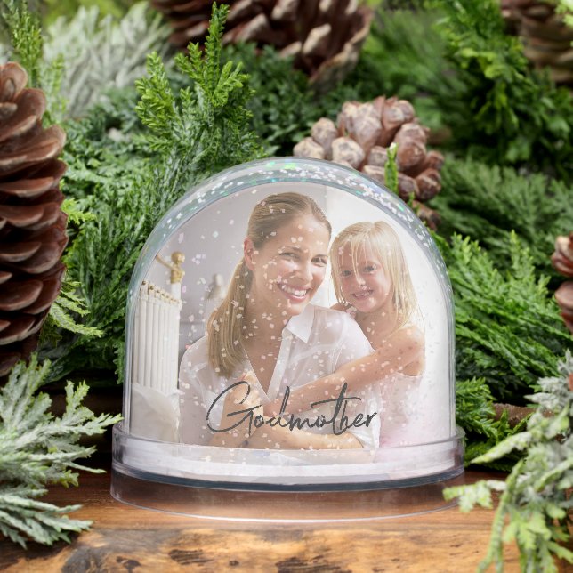Godmother Christmas Custom Double Sided 2 Photo (Invierno)