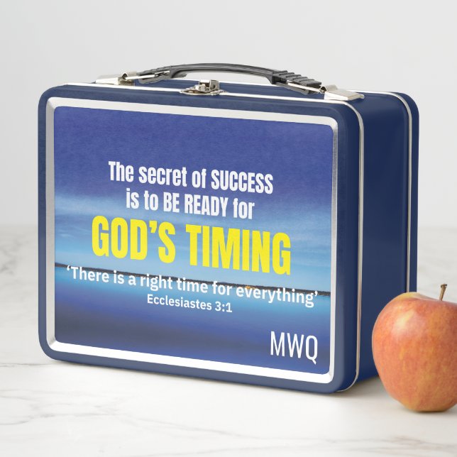GODS TIMING Inspirational Christian Quote (In situ)