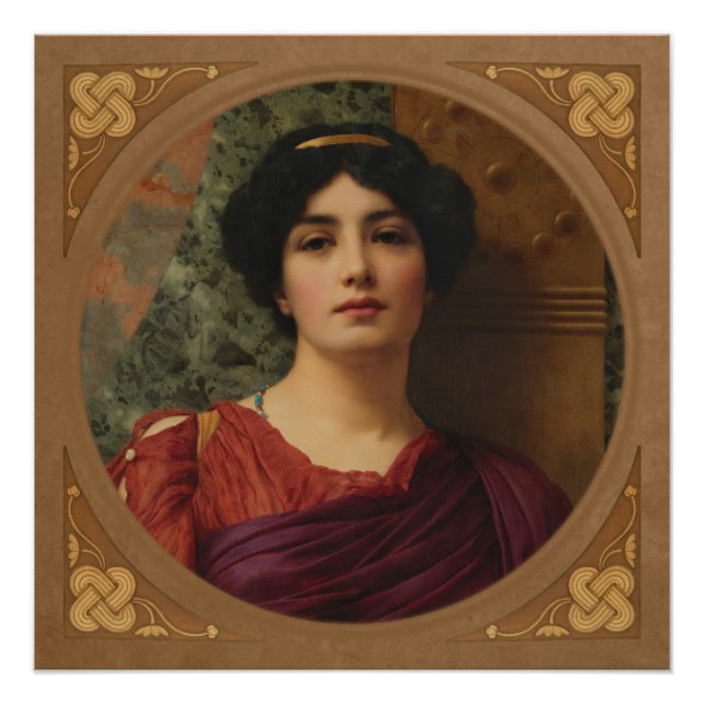 Godward Contemplation CC0635 Perfect Poster (Anverso)