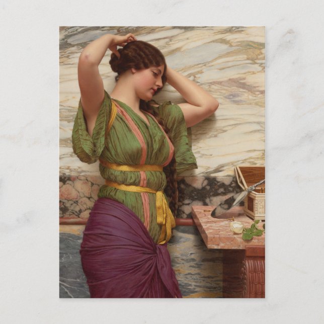 Godward Una imagen justa de la postal CC0626 (Anverso)