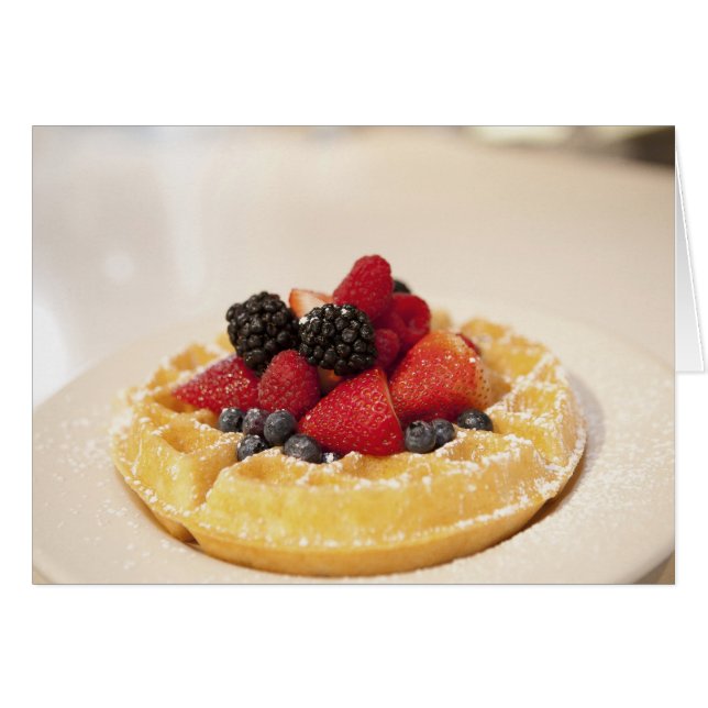 Gofre de fruta fresca (Anverso (Horizontal))