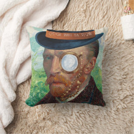 Gogh Con El Cojín decorativo De Flujo