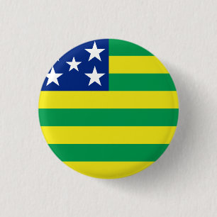 Goiás, botón brasileño de la bandera del estado
