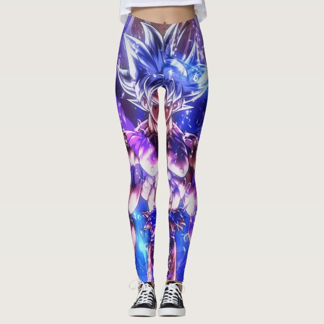 Goku Anime Leggings – Dragon Ball Athletic Streetw (Anverso)