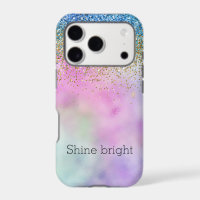 Gold Aqua Glitter Purple Sparkle