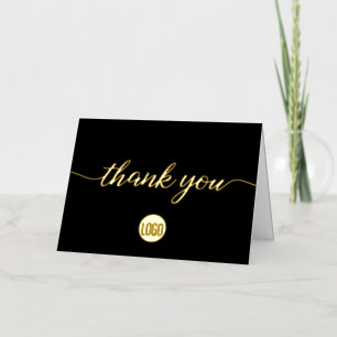 Gold Black Business Elegant Gracias