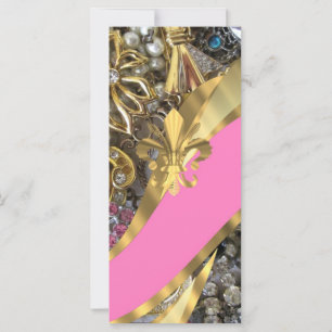 Gold bling fleur de lys