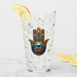 Gold Colorful Hamsa Turquoise Sapphire Third Eye 