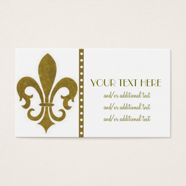 Gold Fleur De Lis (Frente)