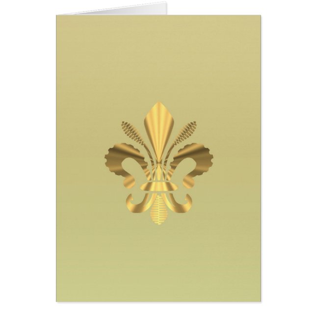 Gold fleur de lys (Frente)