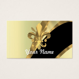 Gold fleur de lys personalizado