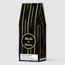 Gold Glitter &black custom name