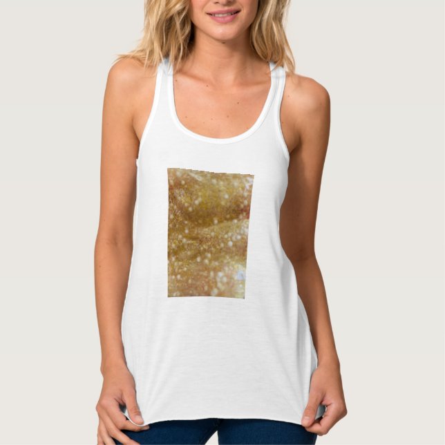 Gold Glitter Tank Top (Anverso)