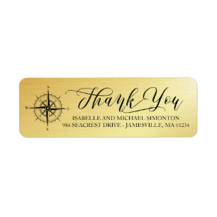 Gold Gracias por devolver etiquetas de dirección c