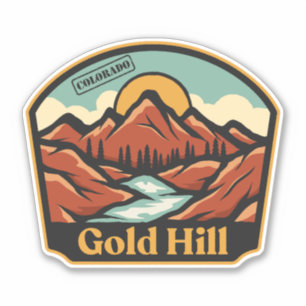 Gold Hill, Colorado Pegatina