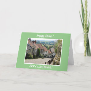Gold Hill, Shaftesbury, Dorset - Tarjeta de Pascua