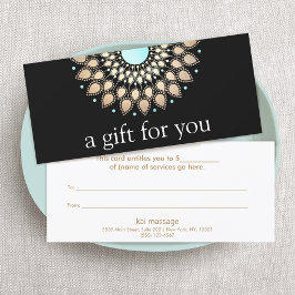 Gold Lotus Flower Floral Mandala