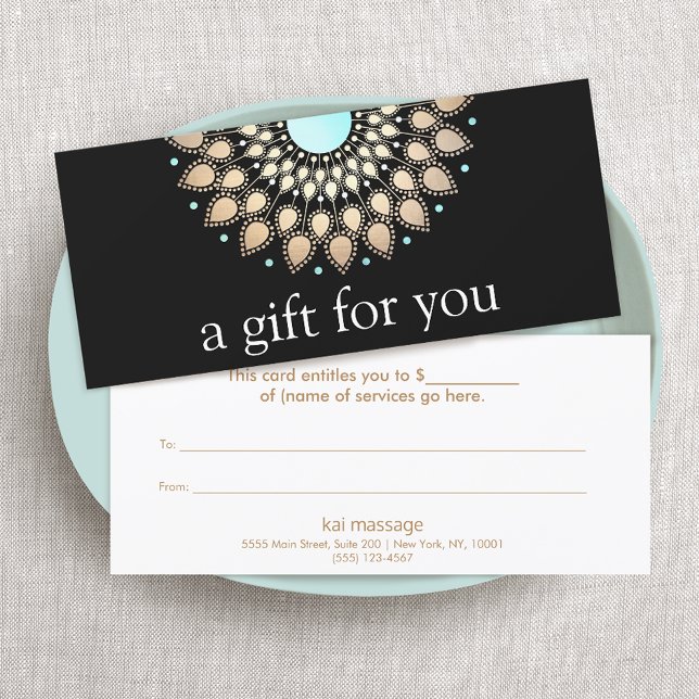 Gold Lotus Flower Floral Mandala (Subido por el creador)