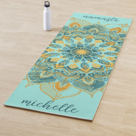 Gold Mandala Yoga Mat
