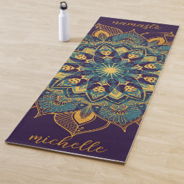Gold Mandala Yoga Mat